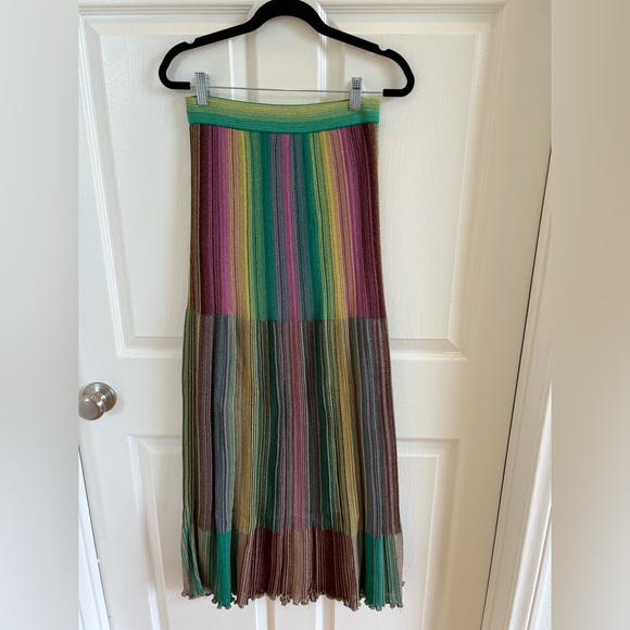MISSONI multicolored metallic skirt - Picture 2 of 6